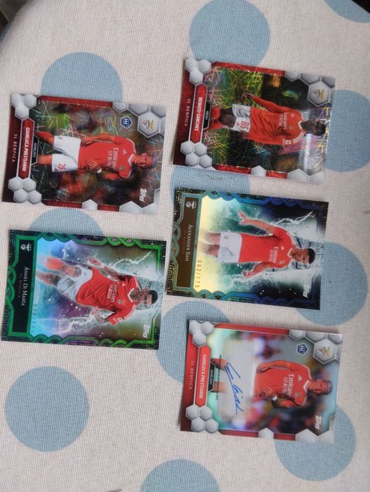Cartas de futebol da Topps Benfica Fan Set 2024/25