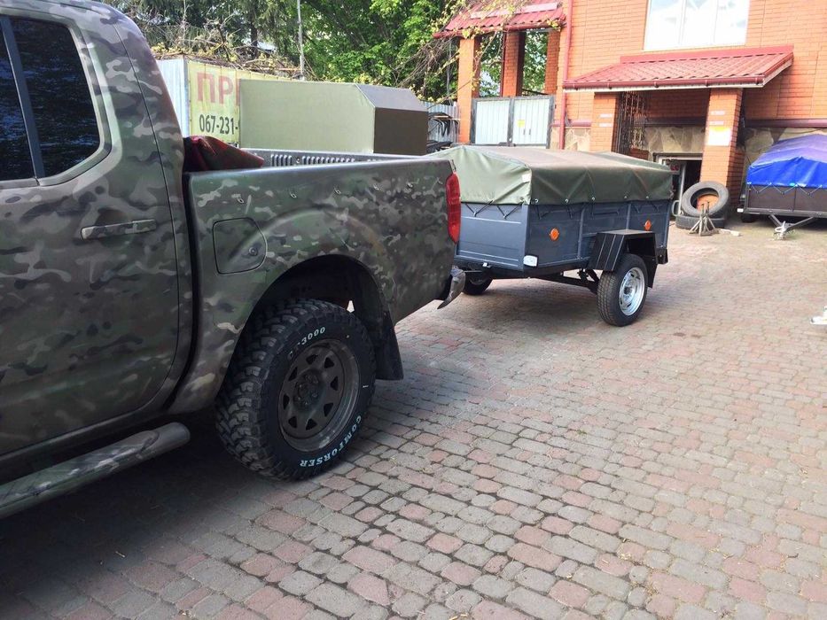 Прицеп Легковий причіп ПАВАМ з додатковими підсилювачами по рамі