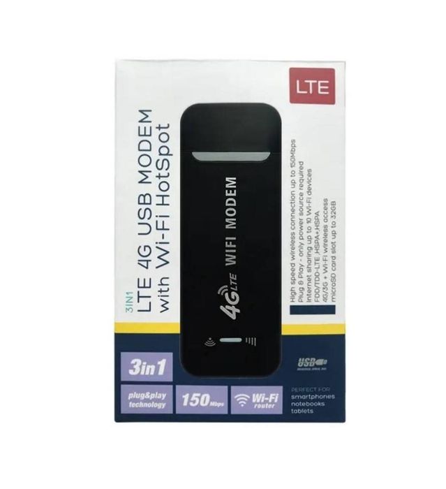 Модем USB 4G LTE BauTech WI-FI Роутер для приймання та роздачі інтерне