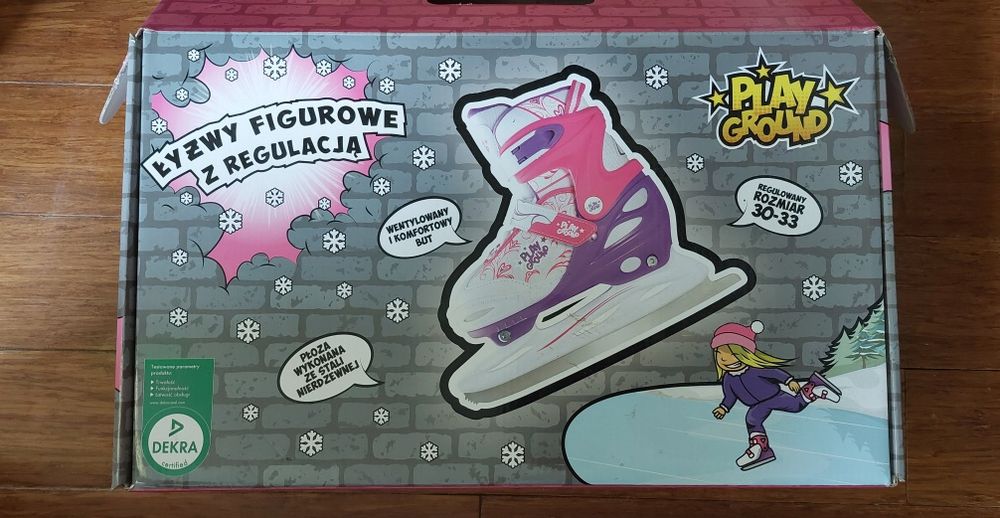 Łyżwy figurowe PLAY GROUND 180600-WP-30/33 30-33
