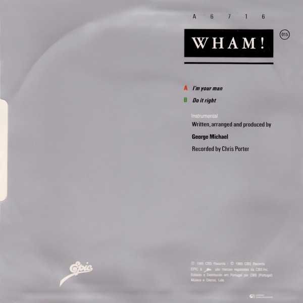 3 discos vinil Wham - LAST CHRISTMAS (George Michael) + I'm Your Man +