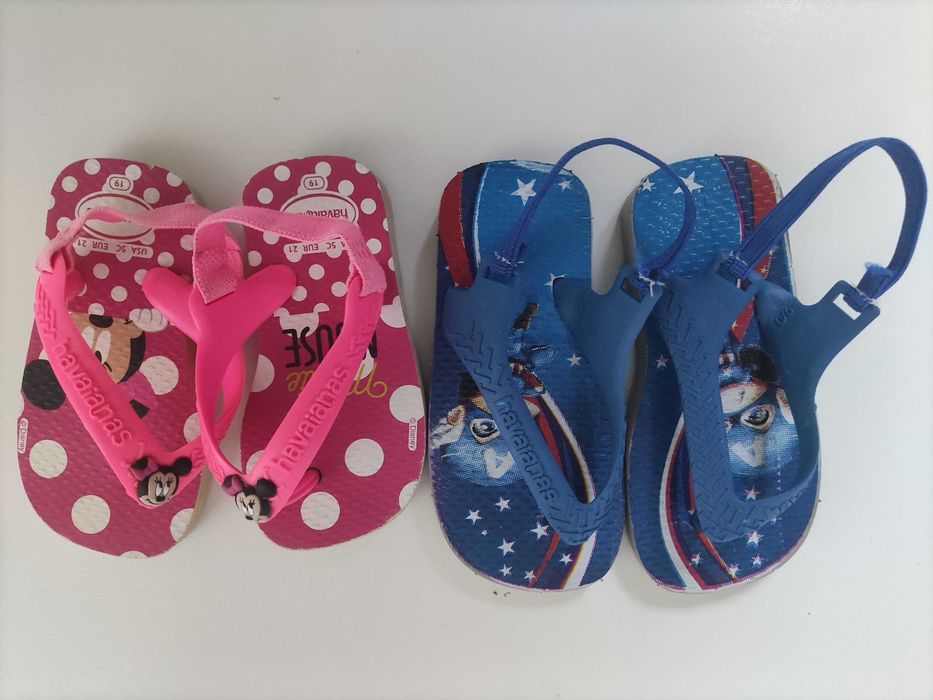 Chinelos Havaianas 21 e 23
