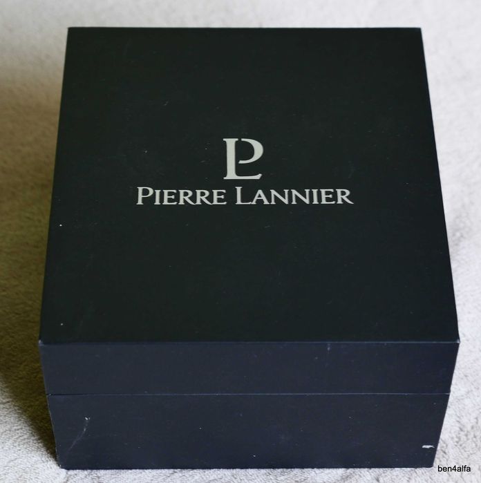 Męski zegarek Pierre Lannier, chronograf, bransoleta i pasek skórzany