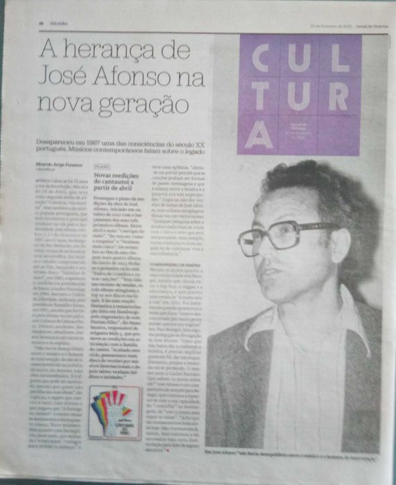 José Afonso	- - -		Jornal de Notícias	- - - - -	Jornal