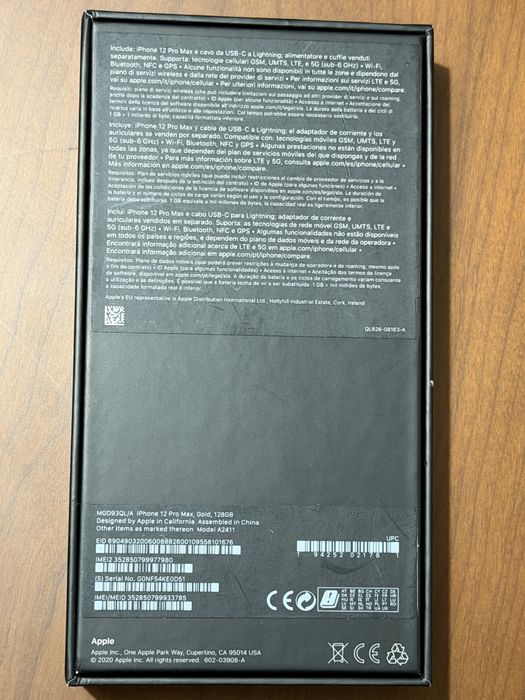 Iphone 12 Pro Max + capas + vidros