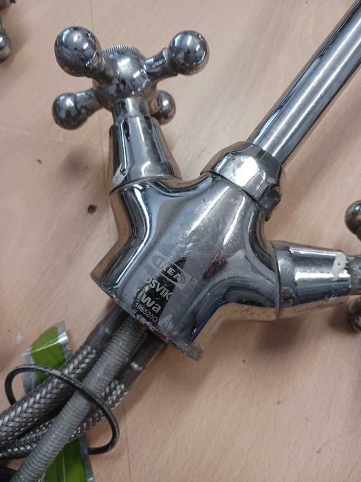 Okragły Zlew ikea z syfonem i baterią