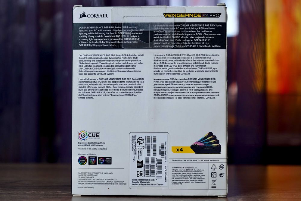 corsair vengeance rgb pro - купить компьютеры и комплектующие