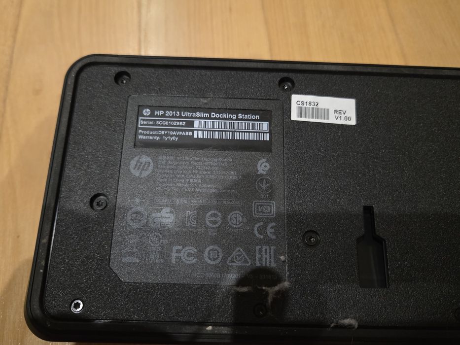 HP 2013 docking station