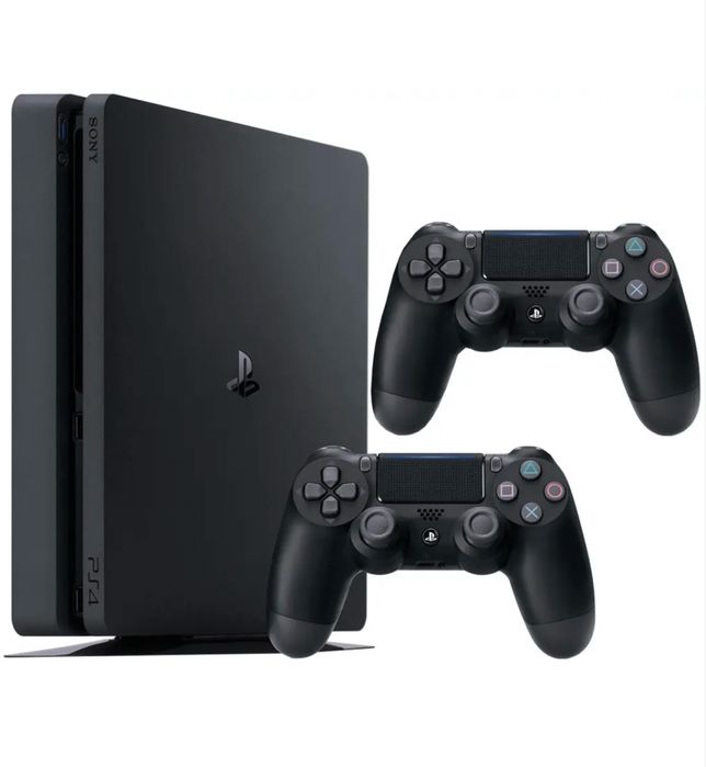PS4 Slim 1TB +2 джойстика Playstation 4