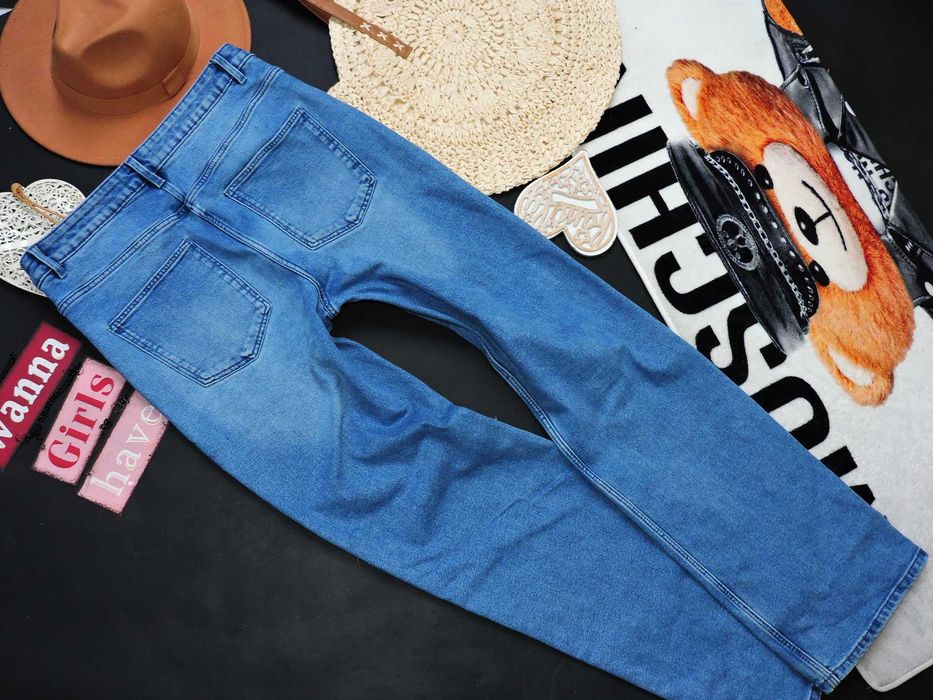 Mohito Stylowe modne spodnie jeans wysoki stan M