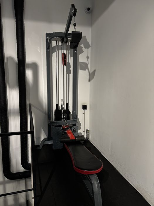 Тренажери RN Sport базовий набір: кросовер, жим ногами, комбіновані