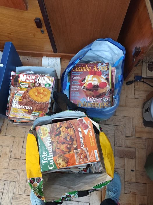 Centenas de revistas de culinária - Entrego em mão