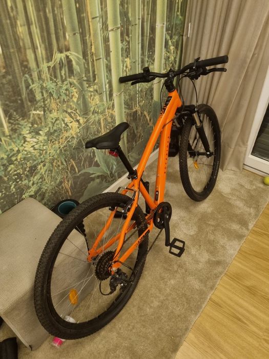 Bicicleta Rockrider ST 500, roda 26, laranja