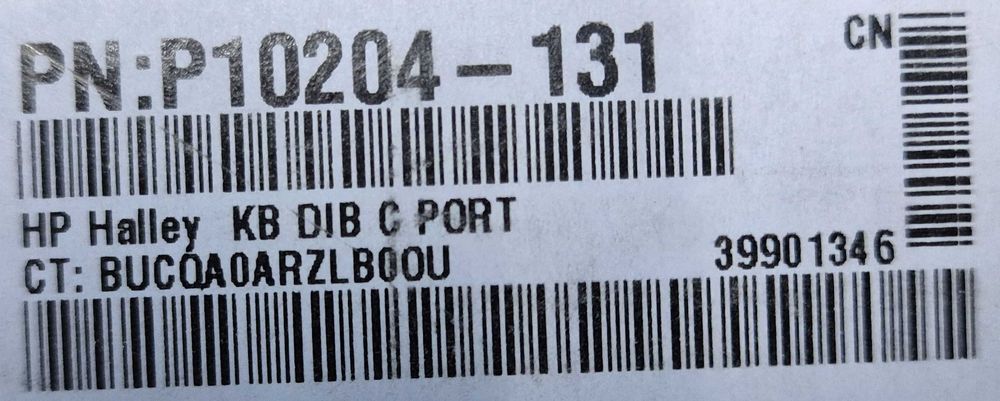 Teclado HP 320K preto com fios (NOVO)