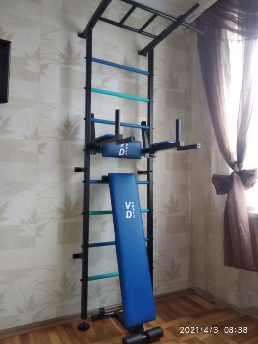 Шведская стенка Вертикаль Blue Усиленный до 140 кг