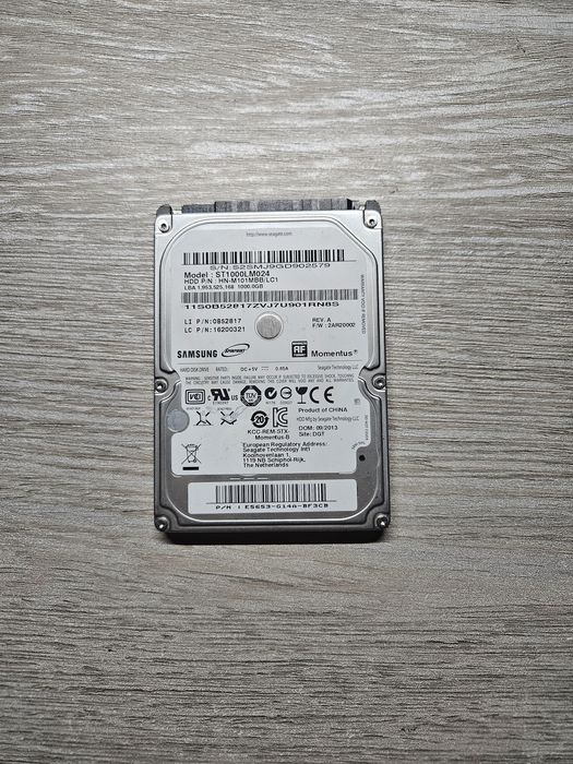 Dysk HDD 2.5 cala Samsung 1TB 1000GB