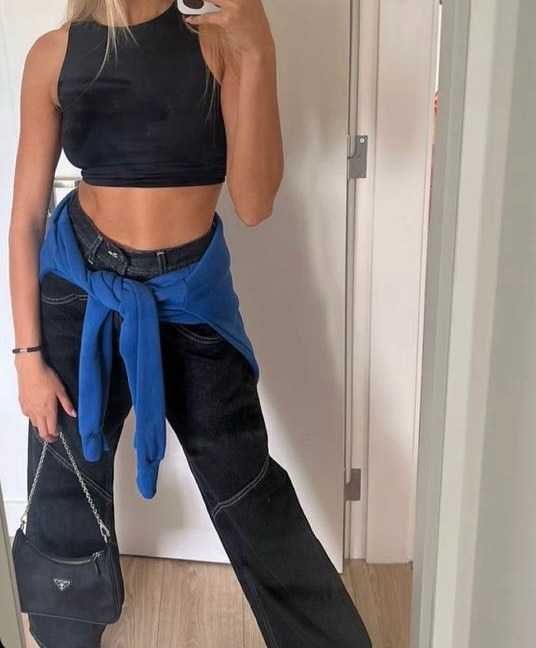Calças de Ganga H&M