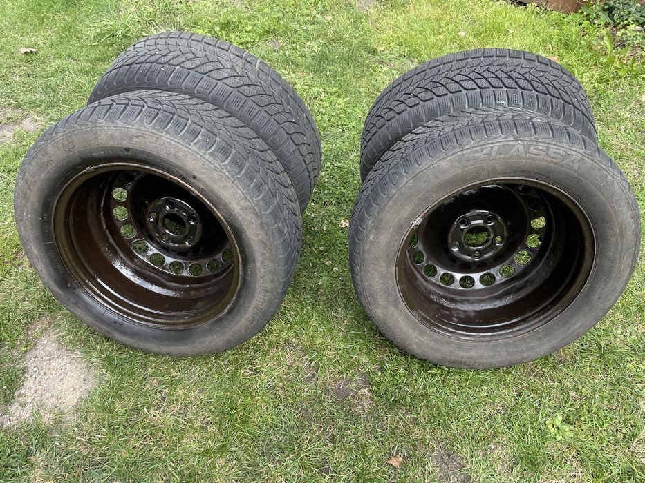 Koła 16” 5x112 – felgi stalowe + opony całoroczne Lassa Multiways 215/60 R16 XL