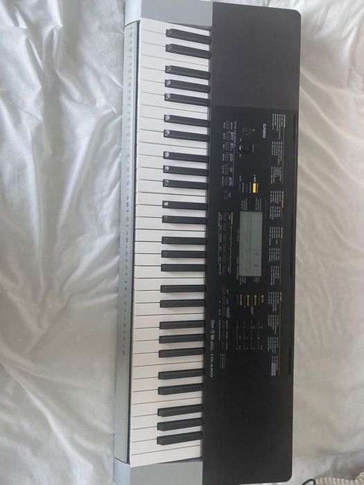 Teclado + base + pedal + Capa | Modelo Casio CTK-4400