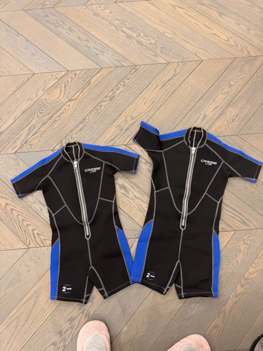 Гідрокостюм дитячий Cressi Lido Shorty 2 мм black/blue