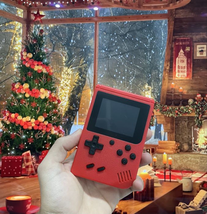 Consola Retro(Vermelha) 400 jogos clássicos - Game Box Retro