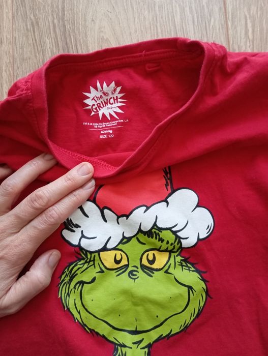 Piżama świąteczna 122 Grinch