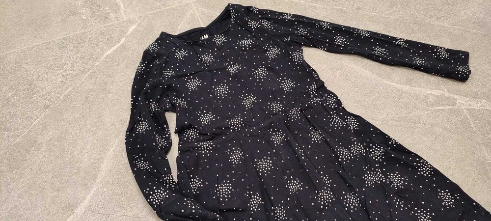 Sukienka dla dziewczynki h&m 110/116