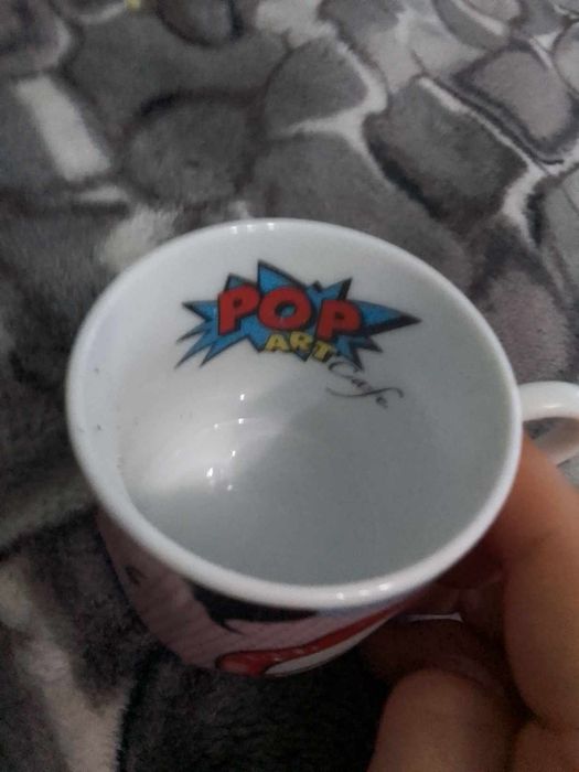 Pop Art cafe , zestaw porcelanowy
