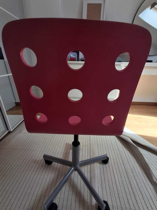Cadeira IKEA JULES, com estrutura - Rosa