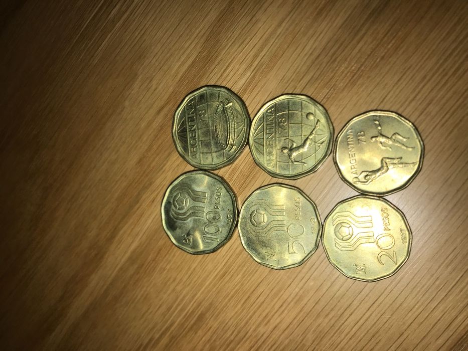 Moedas raras variadas