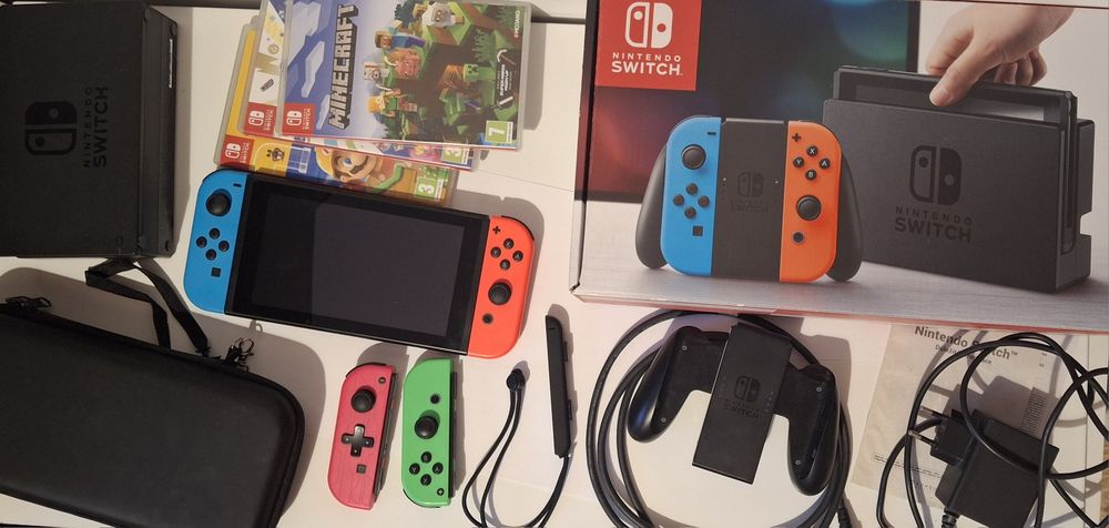 Konsola Nintendo Switch + gry