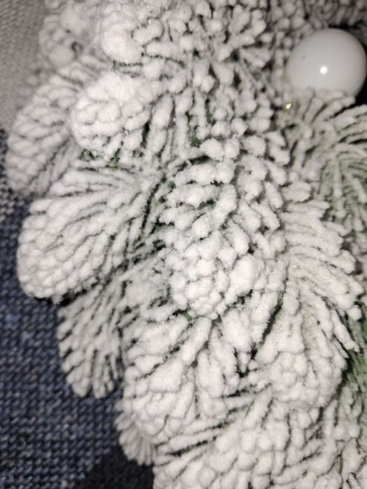 Новорічний вінок віночок на двері різдвяний новорічний подарунок сувен