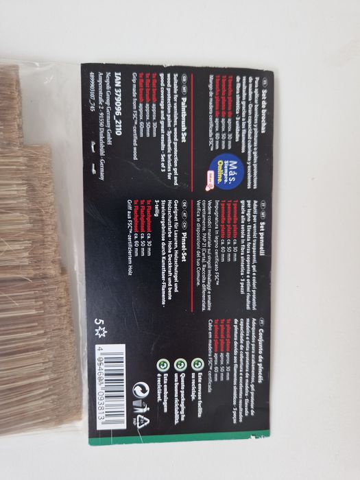 Conjunto de trinchas de pintura