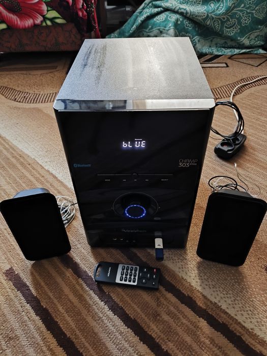 Акустика 2.1 Bluetooth, USB, + пульт