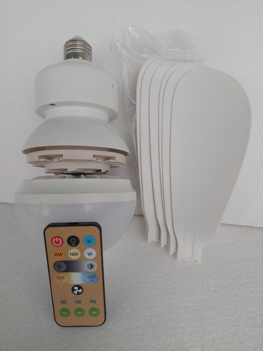 Вентилятор лампа 42см 30Вт LED стельовий люстра светильник потолочный