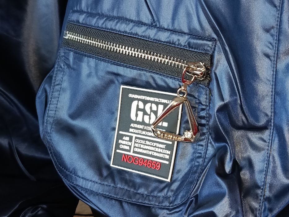 Куртка комбінована,стьобана , бомпер весна