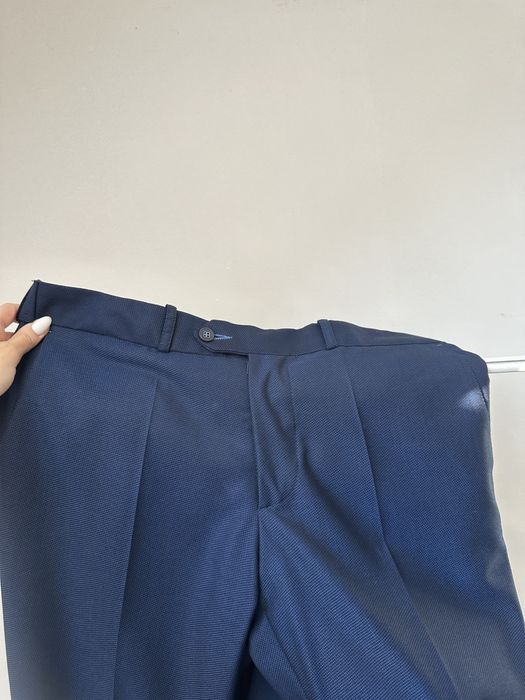 Garnitur męski granatowy L elegancki J&K slim Raul Polska wesele