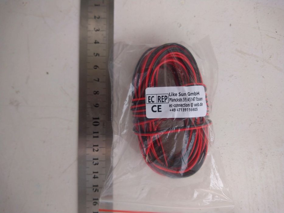 Кабель провод 24 awg 2 pin PVC