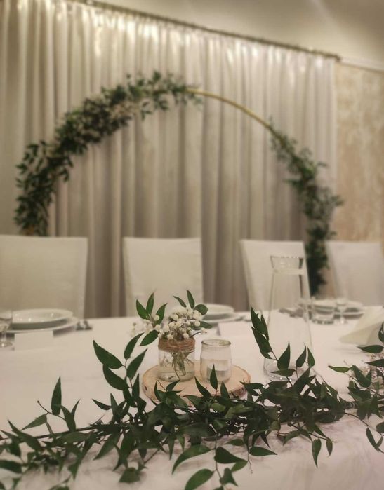 Dekoracje ślubne rustykalne