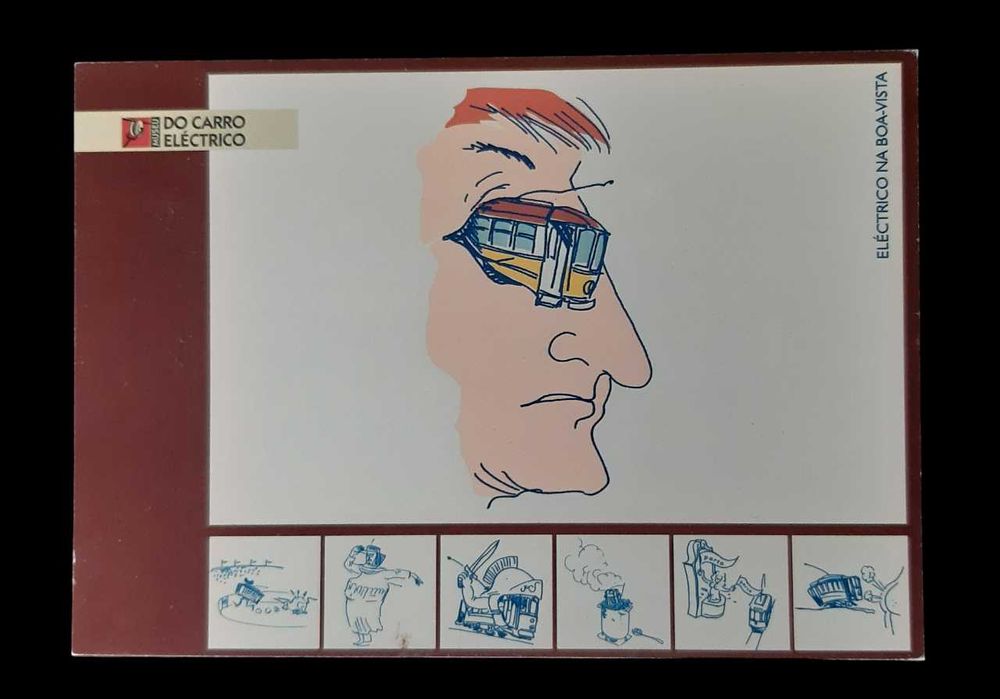 Colecionadores - Coleção de 7 postais - Museu do Carro Elétrico