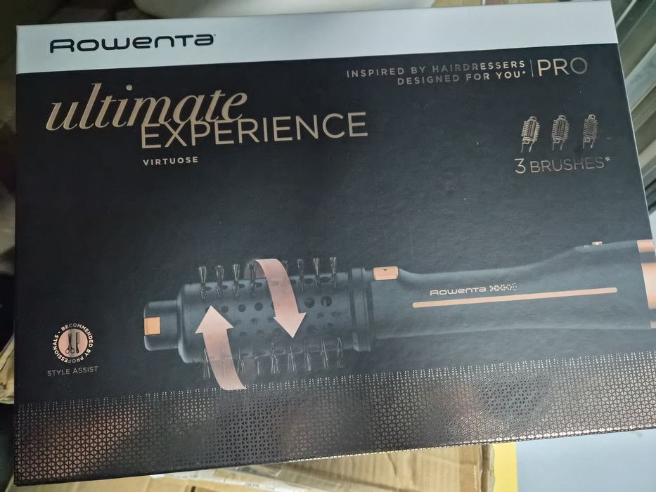 Escova Rotativa ROWENTA Ultimate Experience CF9620F0 (Cerâmica - 3 Níveis de temperatura)