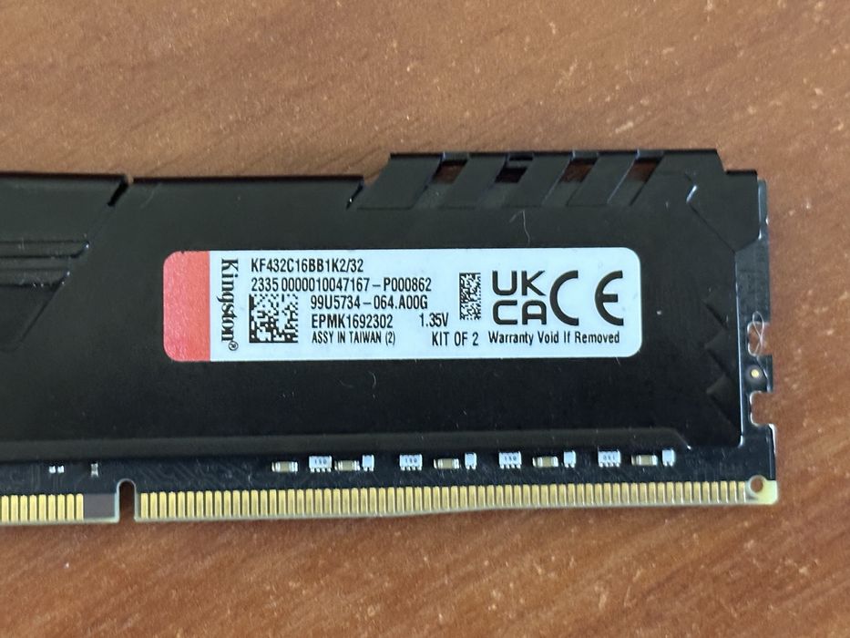 оперативна памʼять kingston fury ddr4 3200 - Купить электронику