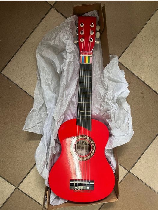 Gitara dla dzieci New Classic Toys czerwona