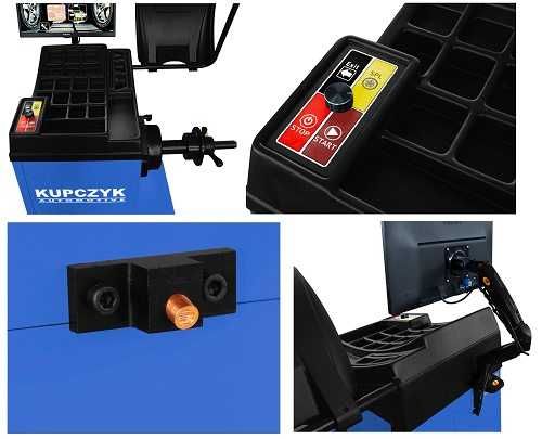 Zestaw wulkanizacyjny Montażownica Automat KM-26A 2B Wyważarka Laser KW-663 Kupczyk