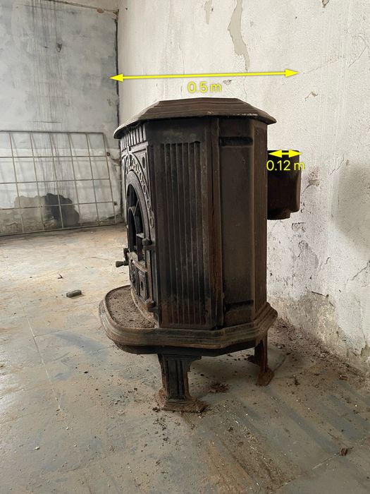 Fogão a lenha antigo