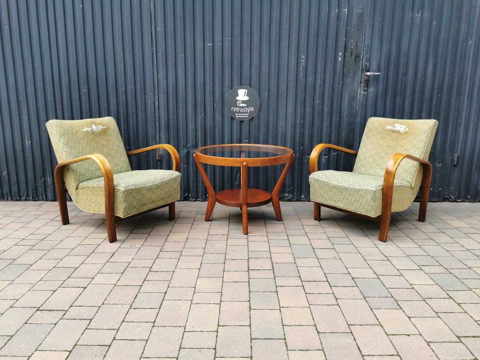 Zestaw ART DECO Kropáček & Koželka, Czechosłowacja '40-'60, Retro, PRL