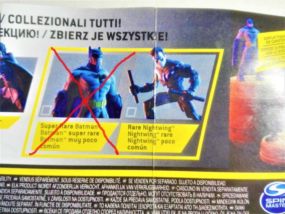 Batman Spin Master Mini Figure Collection (Rare)64739212216449123