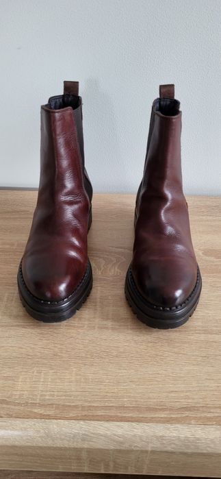 Skórzane botki Sinéquanon rozmiar 38