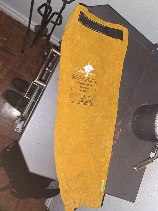 Manga de soldador nova nunca serviu