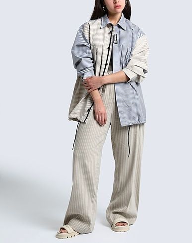 Spodnie lniane Karl Lagerfeld x AMBER VALLETTA 36